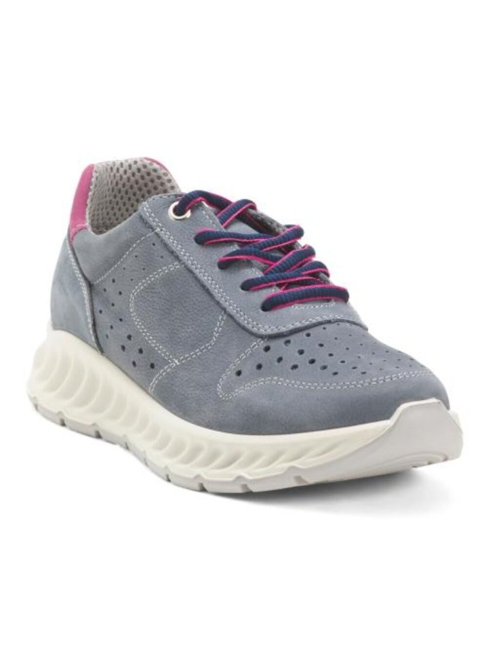 IMAC Made In Italy Nubuck Leather Sneakers
